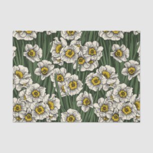 Papier Mousseline Jardin de la jonquille