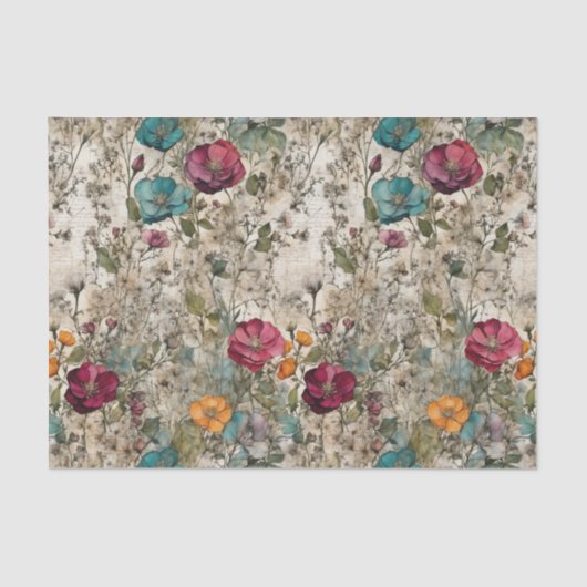 Papier Mousseline Jardin de la nostalgie (Recto)