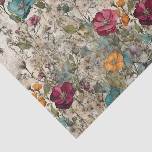 Papier Mousseline Jardin de la nostalgie (Détail)