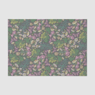 Papier Mousseline Jardin de marguerites blanches victoriennes et de 