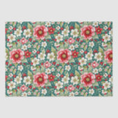 Papier Mousseline Jardin de Noël (Recto)