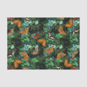 Papier Mousseline Jardin de papillon