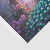 Papier Mousseline Jardin de Peacock - Découpage - (Détail)