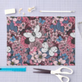 Papier Mousseline Jardin de printemps (Artisanat)