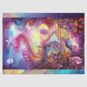 PAPIER MOUSSELINE JARDIN DES OMBRES PERDUES / ESCALIERS MYSTIQUES