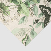 Papier Mousseline Jardin des papillons et des fleurs (Détail)