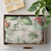 Papier Mousseline Jardin des papillons et des fleurs (Cadeau)