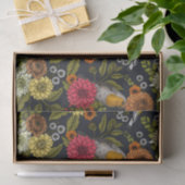 Papier Mousseline Jardin d'oiseaux et de fleurs 2 (Cadeau)