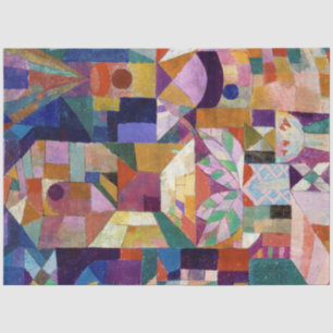 Papier Mousseline Jardin du château, Paul Klee