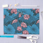 Papier Mousseline Jardin du lotus nocturne (Artisanat)