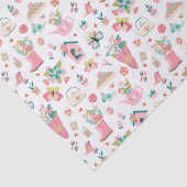 Papier Mousseline Jardin du printemps (Détail)