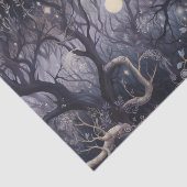 Papier Mousseline Jardin effrayant de nuit (Détail)