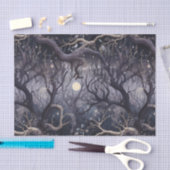 Papier Mousseline Jardin effrayant de nuit (Artisanat)