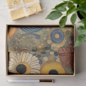 Papier Mousseline Jardin Fleur sauvage Art Nouveau Boho (Cadeau)