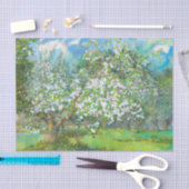 Papier Mousseline Jardin fleuri (Artisanat)