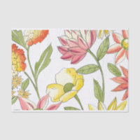Jardin fleuri avec Arrière - plan blanc