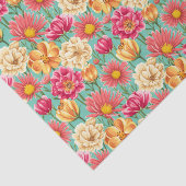 Papier Mousseline Jardin Floral (Détail)