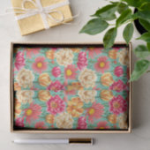 Papier Mousseline Jardin Floral (Cadeau)