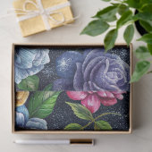 Papier Mousseline Jardin Floral (Cadeau)