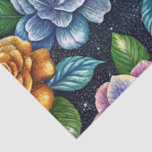 Papier Mousseline Jardin Floral (Détail)