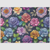 Papier Mousseline Jardin Floral (Recto)