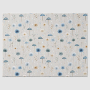 Papier Mousseline Jardin Floral de Pluie Serein (8)