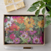 Papier Mousseline Jardin floral de Zinnia (Cadeau)