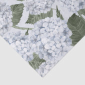 Papier Mousseline Jardin Floral d'Hydrangea Bleue (Détail)