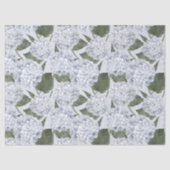 Papier Mousseline Jardin Floral d'Hydrangea Bleue (Recto)