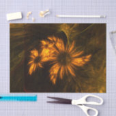 Papier Mousseline Jardin mystique Art Abstrait (Artisanat)