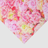 Papier Mousseline Jardin rose (Détail)