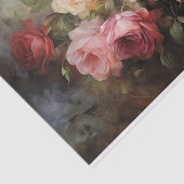 Papier Mousseline Jardin Rose victorien (Détail)