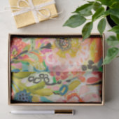 Papier Mousseline Jardin secret Floral III (Cadeau)