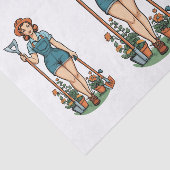 Papier Mousseline Jardin Thunder_Cove (Détail)
