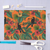 Papier Mousseline Jardin toucan (Artisanat)