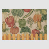 Papier Mousseline Jardin végétal vintage (Recto)