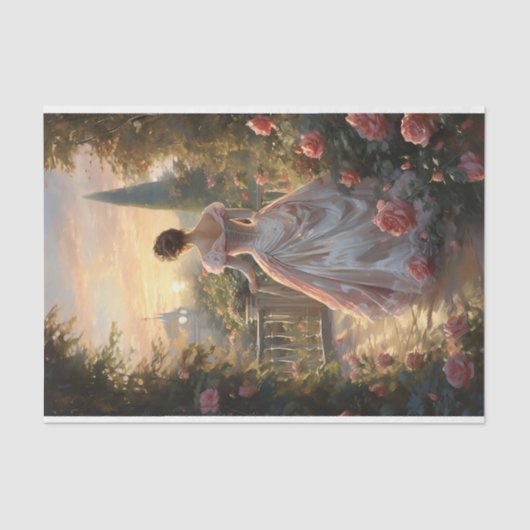 Papier Mousseline Jardin Victorian Elegance Walk (Recto)