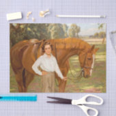 Papier Mousseline Jasmine le Cheval (par Algernon Talmage) (Artisanat)