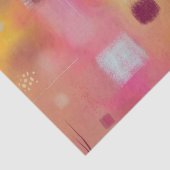 Papier Mousseline Jaune Abstrait moderne (Détail)