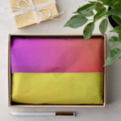Papier Mousseline Jaune néon et rose (Cadeau)