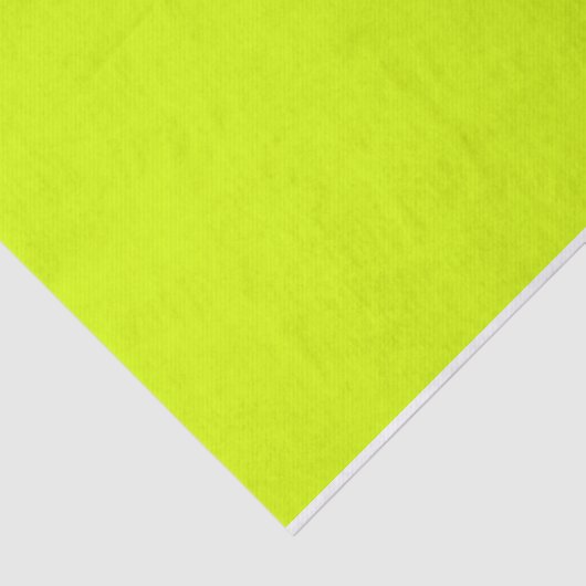 Papier Mousseline Jaune néon, haute visibilité Chartreuse (Détail)
