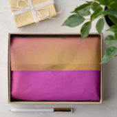 Papier Mousseline Jaune orange rose Ombre (Cadeau)