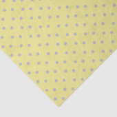 Papier Mousseline Jaune pâle avec Pois gris (Détail)
