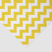 Papier Mousseline Jaune Zigzag, Jaune Chevron, Motif géométrique (Détail)