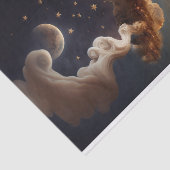 Papier Mousseline Java Univers, café céleste (Détail)