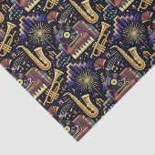 Papier Mousseline Jazz Age Celebration Pattern (Détail)