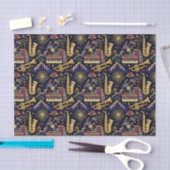 Papier Mousseline Jazz Age Celebration Pattern (Artisanat)