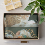 Papier Mousseline Jazz Age Flapper avec gracieuse découpage (Cadeau)