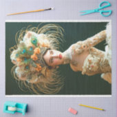 Papier Mousseline Jazz Age Flapper avec gracieuse découpage (Artisanat)