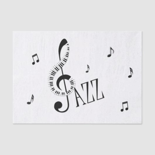 Papier Mousseline Jazz cool (Recto)